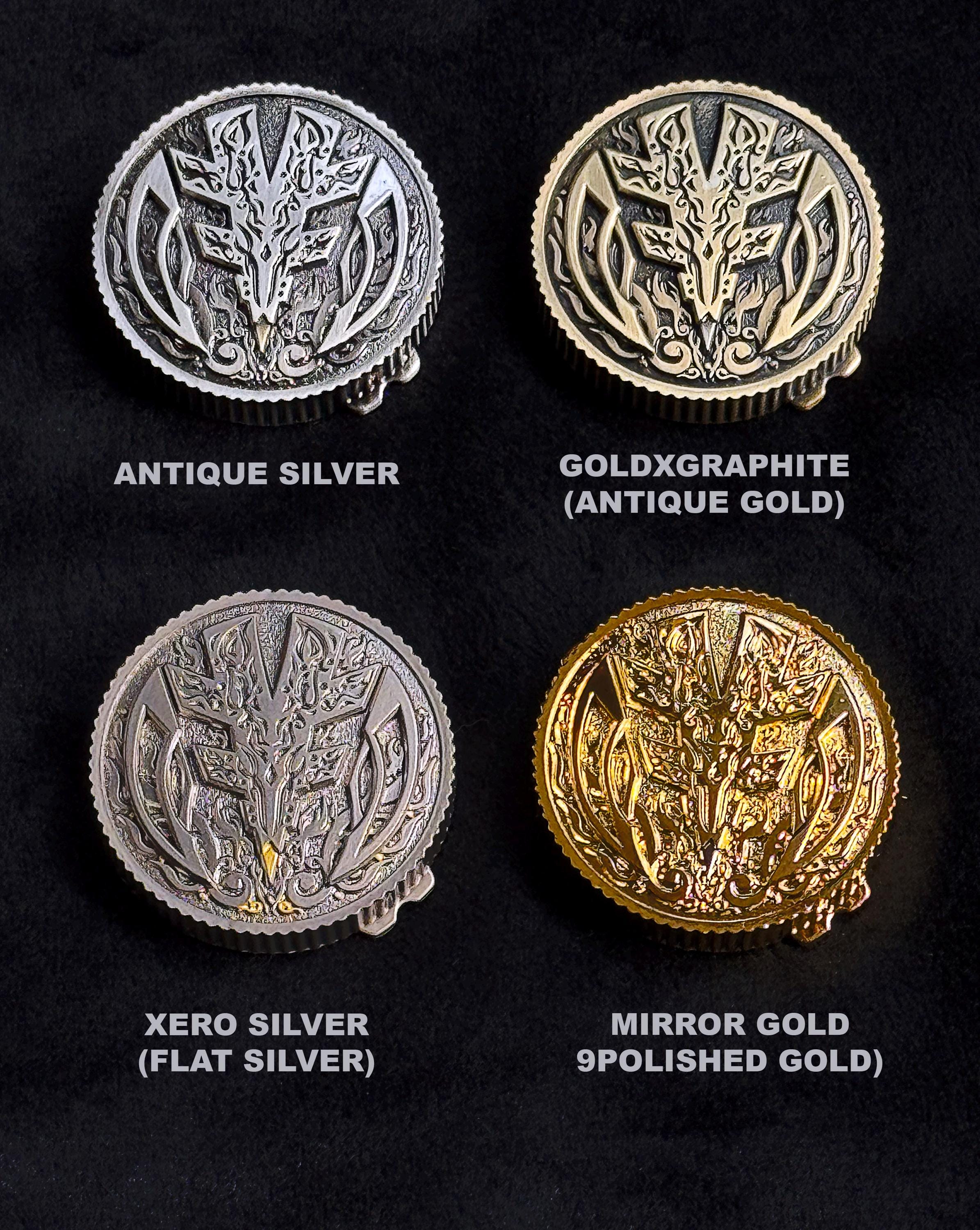 93 Tigerzord Power Coin Solid Metal Gift for Bandai 1993 Mighty