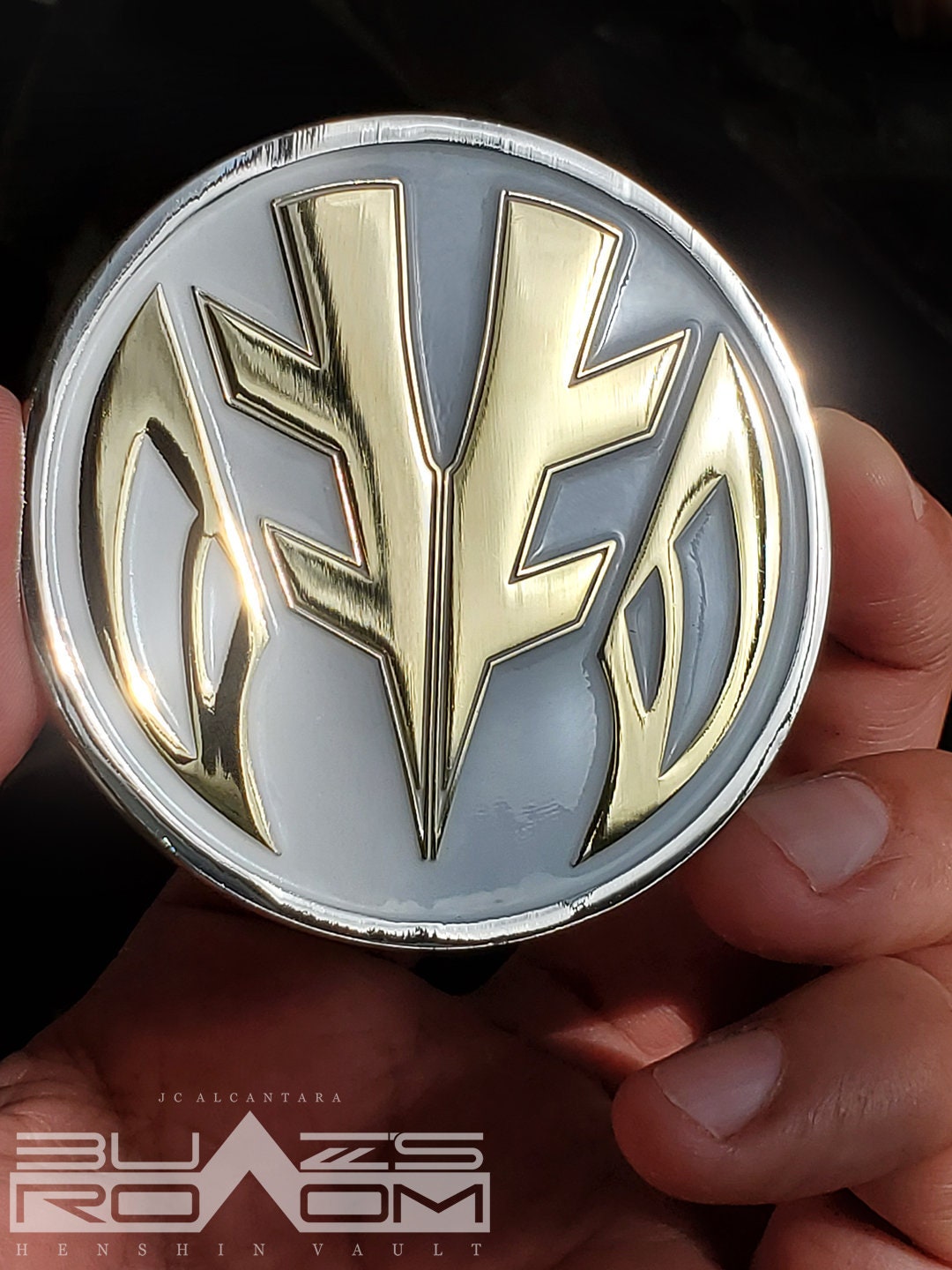 Power Rangers White Tiger Metal Coin Gift White Ranger Thunder Coin ...