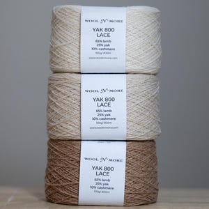 100g (N2/16) lamb/Yak/cashmere (65/25/10% ) Hand or Machine Knitting yarn/ cone yarn