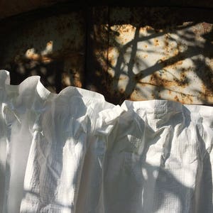 Curtain, Tyvek curtain, handmade curtain, window panel, shower curtain, minimalist design
