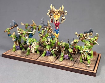 30mm Square Movement Tray for Warhammer The Old World – MDF Wargame Base Holder – Magnet Ready or Standard – Extra Bases Included