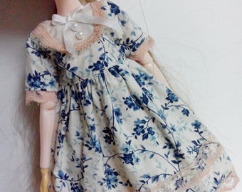 The Secret Garden - Flowers on Snow - ivory ver. - dress for pullip blythe azone momoko obitsu and similar dolls