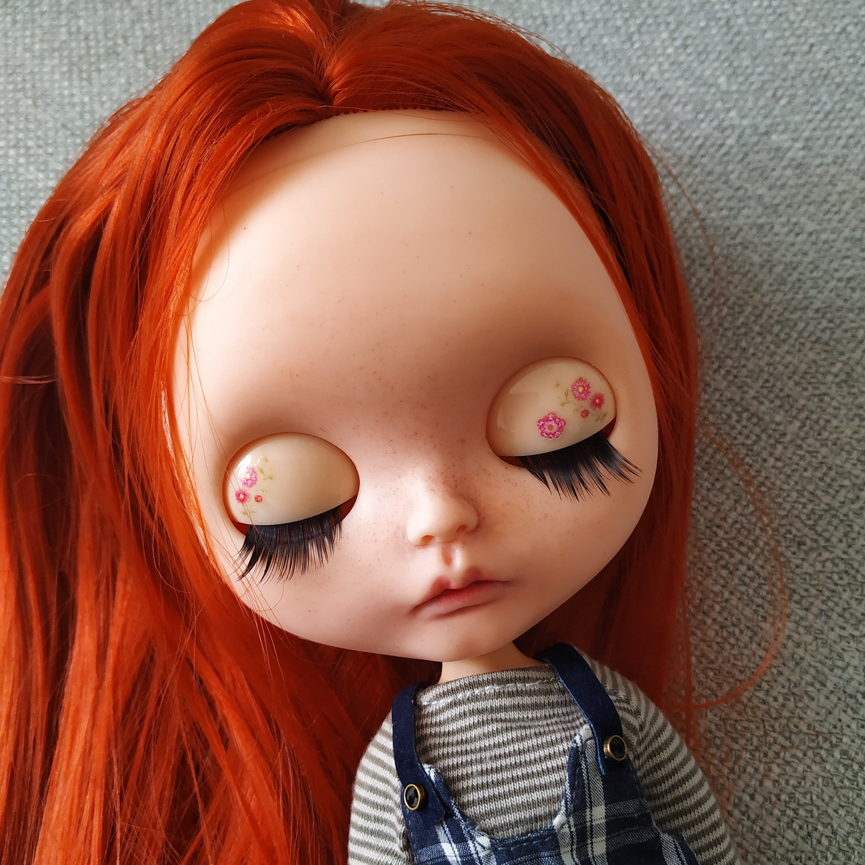 Mitzie OOAK Blythe redhead custom doll for sale old school Etsy