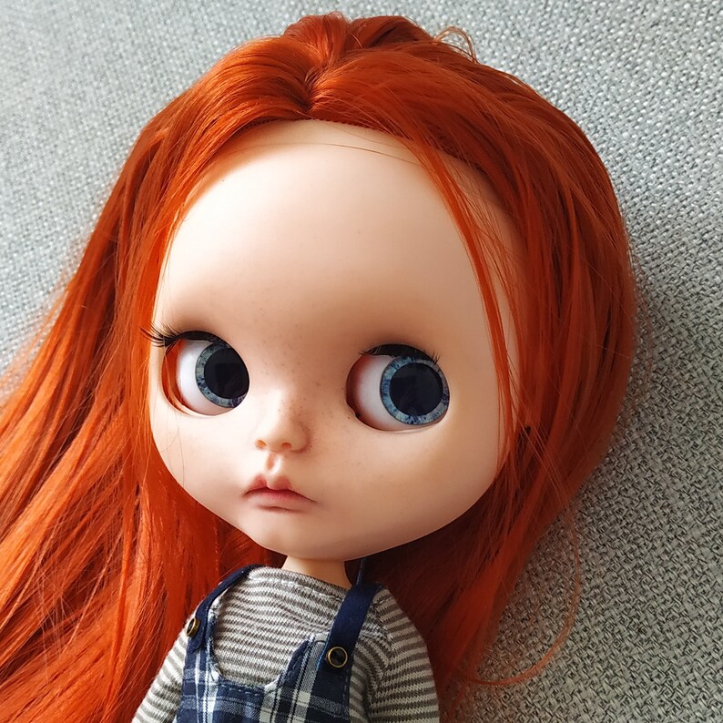 Mitzie OOAK Blythe Redhead Custom Doll for Sale Old School Etsy