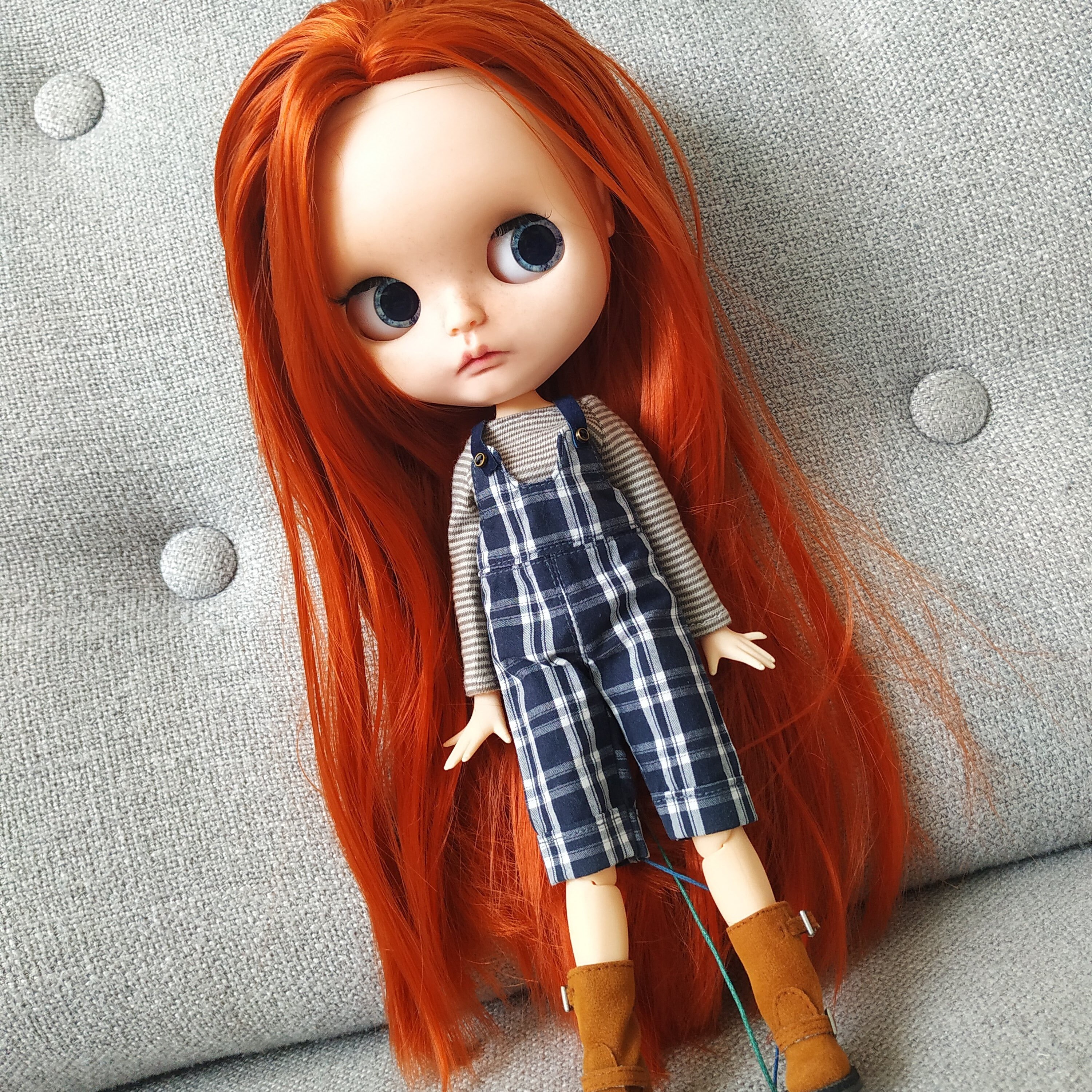 Mitzie OOAK Blythe Redhead Custom Doll for Sale Old School Etsy