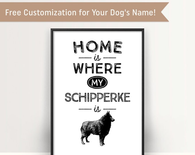 Schipperke, Schipperke Art, Gift, Dog Art, Dogs, Pet, Schipperke Gift, Canine, Schipperke Dog, Dog Lover Gift, Pet Lover, Schipperke Gifts