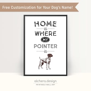 German Shorthaired, Pointer, Shorthaired Pointer, German Pointer, Pointer Dog, German Shorthair, Dog Lover Gift, Dog Art, Dog Gifts