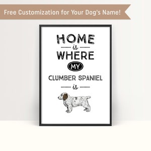 Clumber Spaniel, Spaniel, Spaniel Dog, Spaniel Portrait, Spaniel Art, Personalized Dog, Portrait of Dog, Custom Dog Painting, Puppy Dog