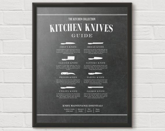 Kitchen Knife Chart