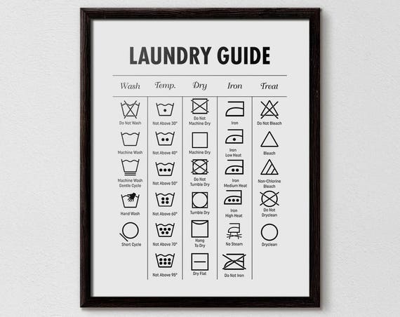 Laundry symbols: A complete guide