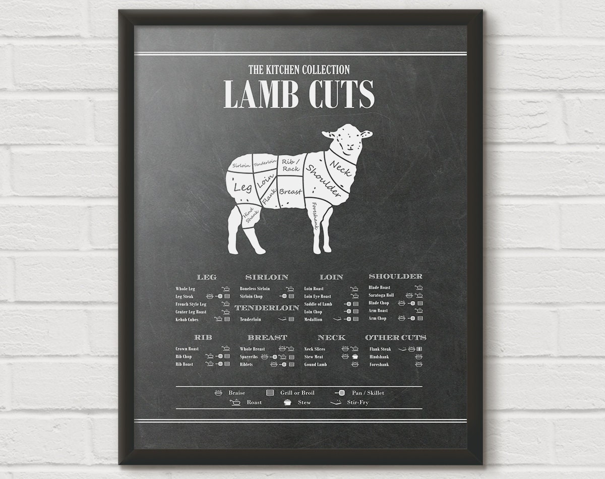 lamb meat cuts chart