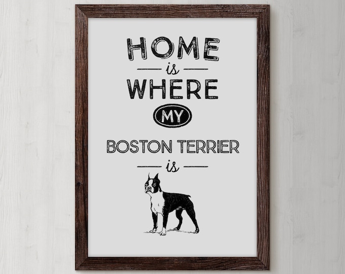 Boston Terrier Gifts, Boston Terrier prints, Gifts for Boston Terrier Lovers, print Boston Terrier, boston terriers print, dog lover gift