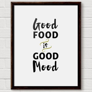 Foodie Gift, Foodie Gift Ideas, Food Quote, Food Print, Food Lover Gift ...
