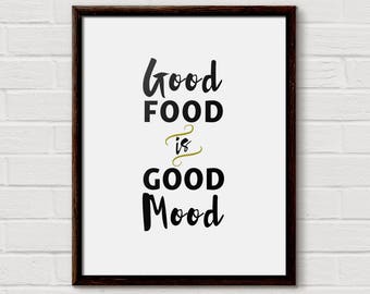 Foodie Gift, Foodie Gift ideas, Food Quote, Food Print, Food Lover Gift, Foodies Gift, Kitchen Prints, Kitchen Quote, Kitchen, Quote Print