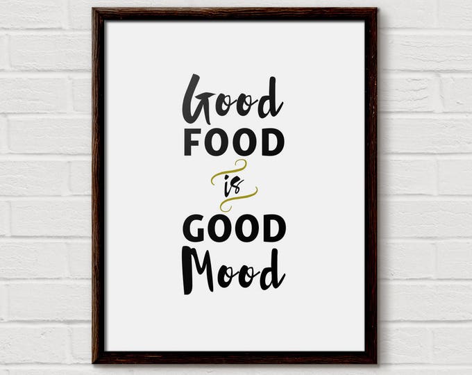 Foodie Gift, Foodie Gift ideas, Food Quote, Food Print, Food Lover Gift, Foodies Gift, Kitchen Prints, Kitchen Quote, Kitchen, Quote Print