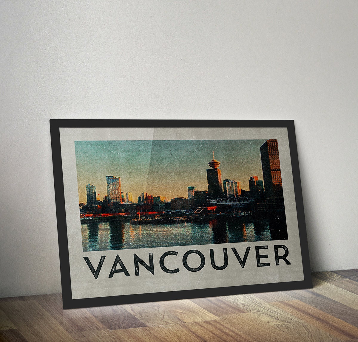 Vancouver Print Vintage Travel Poster Vancouver Poster Etsy 日本