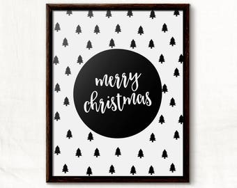 Merry Christmas, holiday decor, Christmas printable, Christmas art, Printable Wall Art, Home Wall Art, Christmas print, Christmas decor