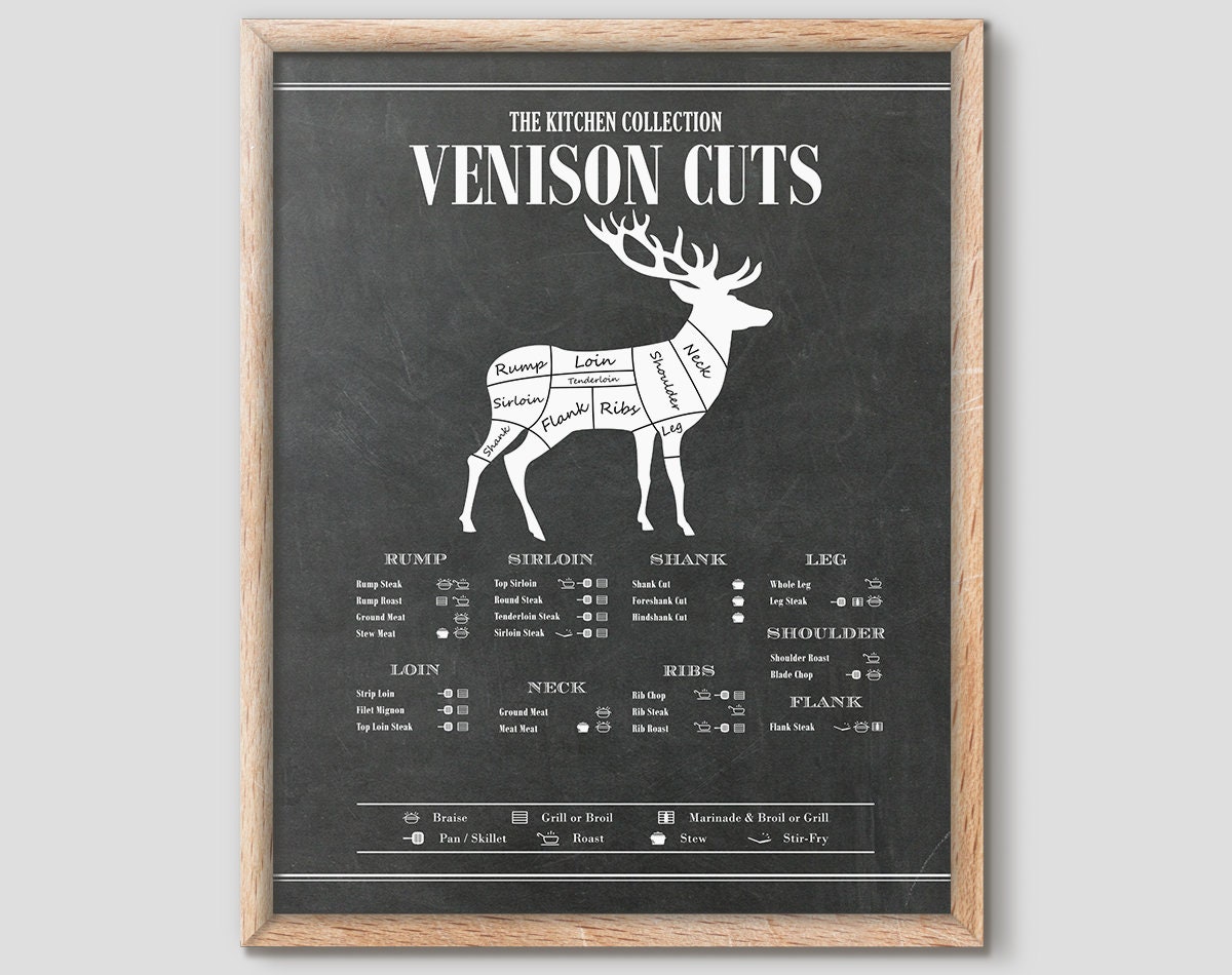 Venison Cuts Chart