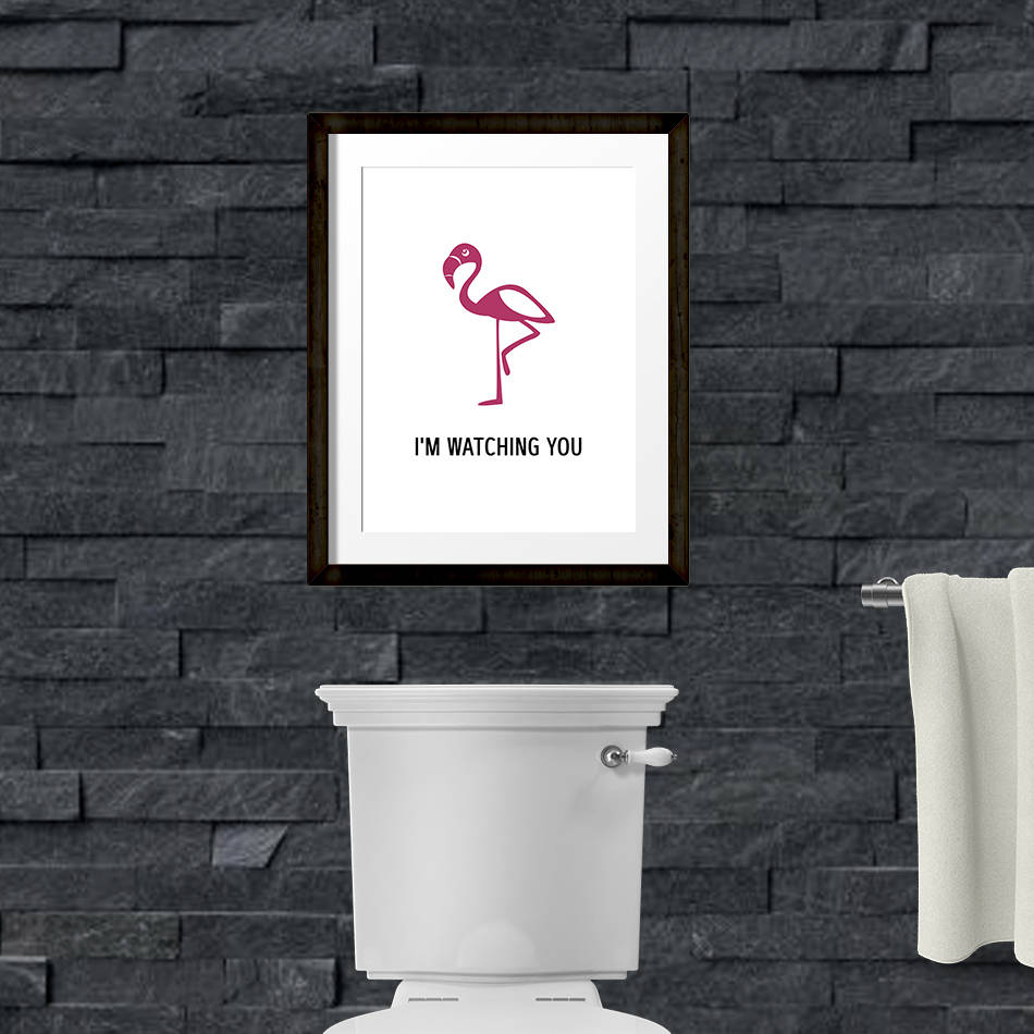 Bathroom Art Pink Bathroom Funny Bathroom Bathroom Decor Bathroom Decor Pictures Bathroom Decor Wall Bathroom Decor Diy Flamingo