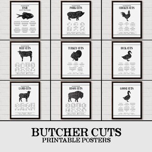 Healthy Recipes, Vegetable Print, Kitchen Chart, Kitchen Printables, Kitchen Decor, Healthy Cooking, Vegetarian, Cooking Gift, Cook On, KP08 image 8