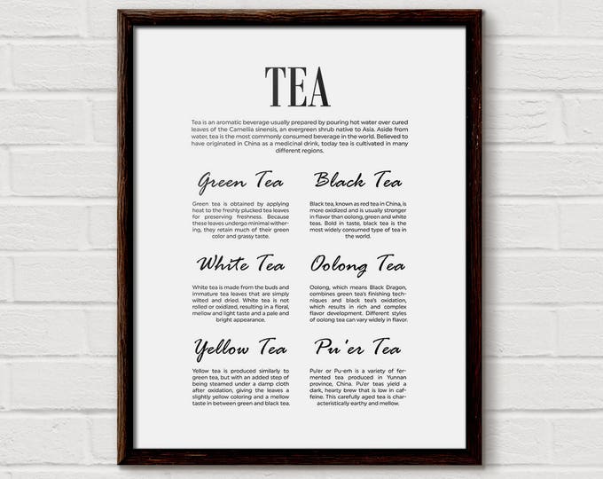 tea kitchen decor, Tea Home Decor, Tea Art, Tea Print, Tea Decor, Tea Lover Gift, Tea Poster, Tea Wall Art, Tea Sign, Tea Signs, Tea Gifts