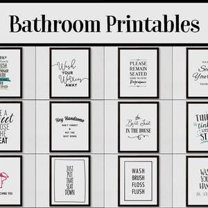 Seat Yourself, Seat Yourself Bathroom Sign, Washroom Print, Bathroom Quotes, Bathroom Art Print, Restroom Art, Funny Home Decor, Ladies Room image 7