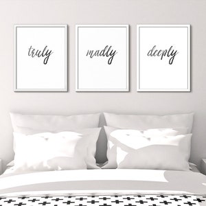 I Belong With You, You Belong With Me, Bedroom Prints Set, Wedding Gift, Bedroom Decor, Couple Print, Quotes Prints, set of two signs image 9