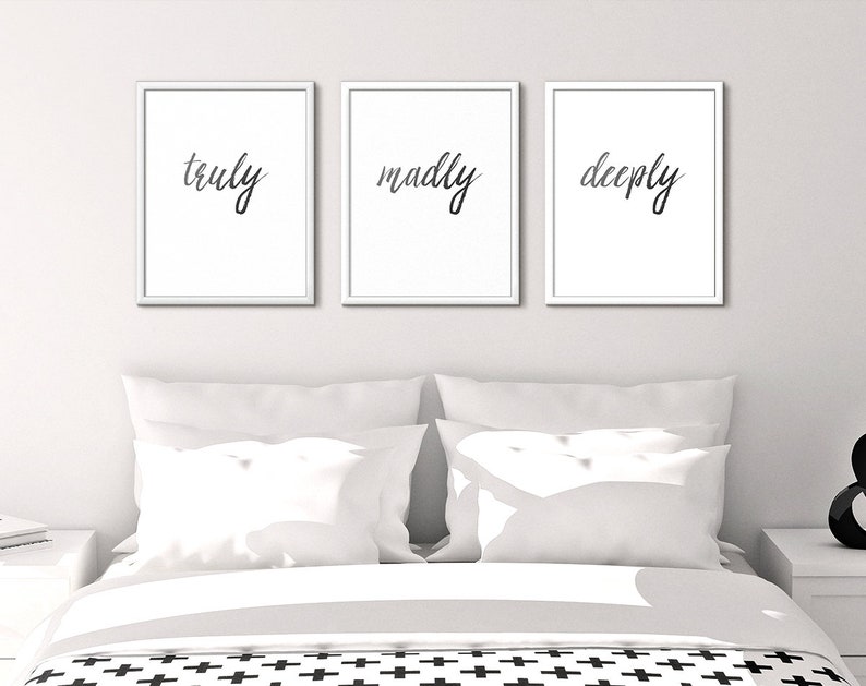 I Belong With You, You Belong With Me, Bedroom Prints Set, Wedding Gift, Bedroom Decor, Couple Print, Quotes Prints, set of two signs image 9