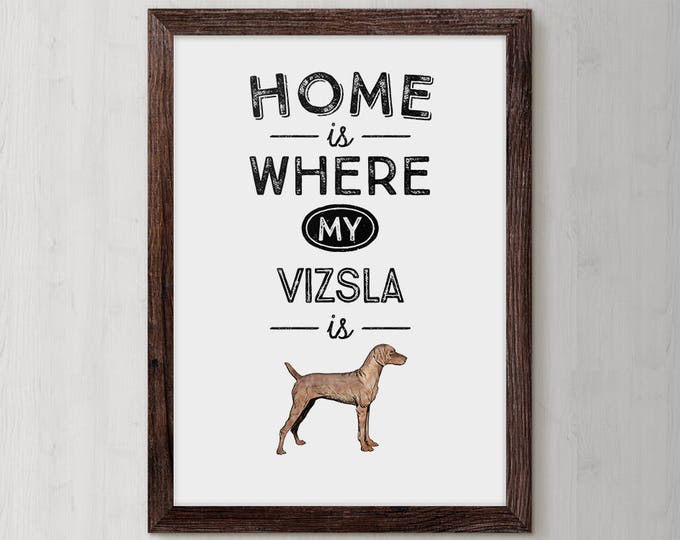 Vizsla Art, Vizsla Dog, Dog Pet, Dog Birthday, Dog Gift, Dog Paw, Funny Dog, Grand Dogs, Dog Artwork, Nursery Prints, Dog Wall Art Print