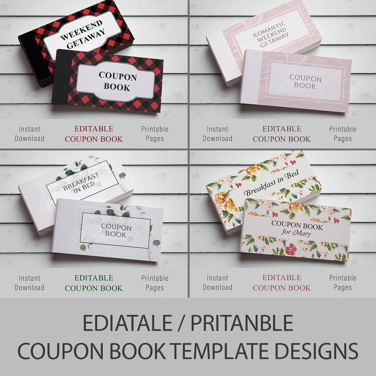 personalized christmas gift personalized printable custom coupon