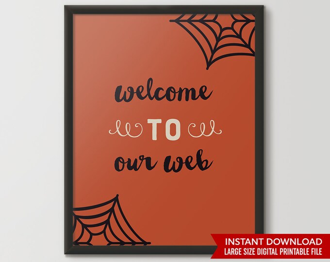 Halloween Sign, Welcome Sign, halloween decor, halloween decoration, halloween, halloween party, Happy halloween, halloween signs, Digital