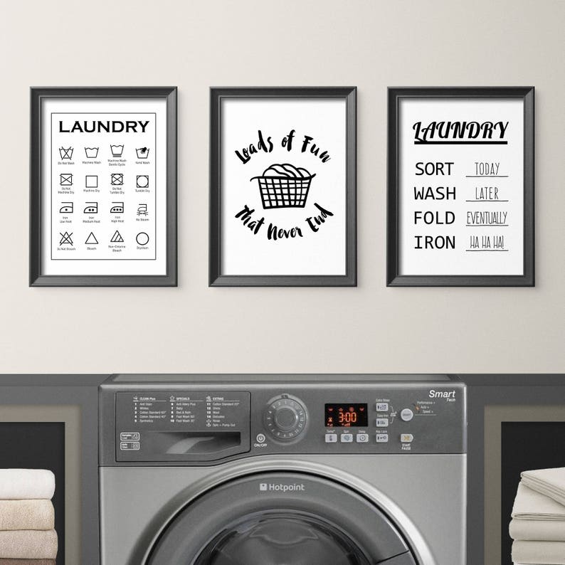 Loads of Fun Funny Laundry Funny Laundry Quote Laundry Room Etsy