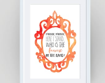 Snow White Printable Poster (Digital Download)