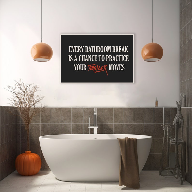 Bathroom Wall Art Funny Bathroom Quote Dance Humor Poster - Etsy