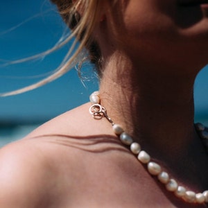 pearl necklace/freshwater pearl necklace/10mm pearl necklace