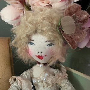 Handmade doll, art doll, ooak doll, fabric doll, doll for a friend