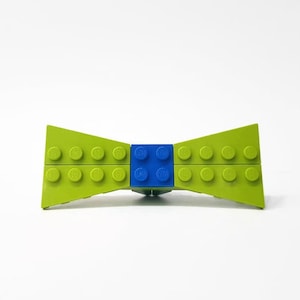 Boys Bowtie, Lime Birthday Bowtie, Funny Gifts, Bowtie for Him, Nerdy Bow Tie, Funny Bowtie, Unique Gifts, Geeky Bow Ties, Brick Bowtie Gift