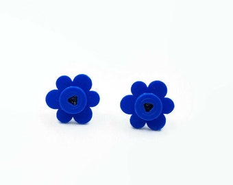 Dainty flower earrings, Handmade from bricks, Plastic earrings for her, Unique Earrings from Building Bricks, Brick your Style, Geek Girls