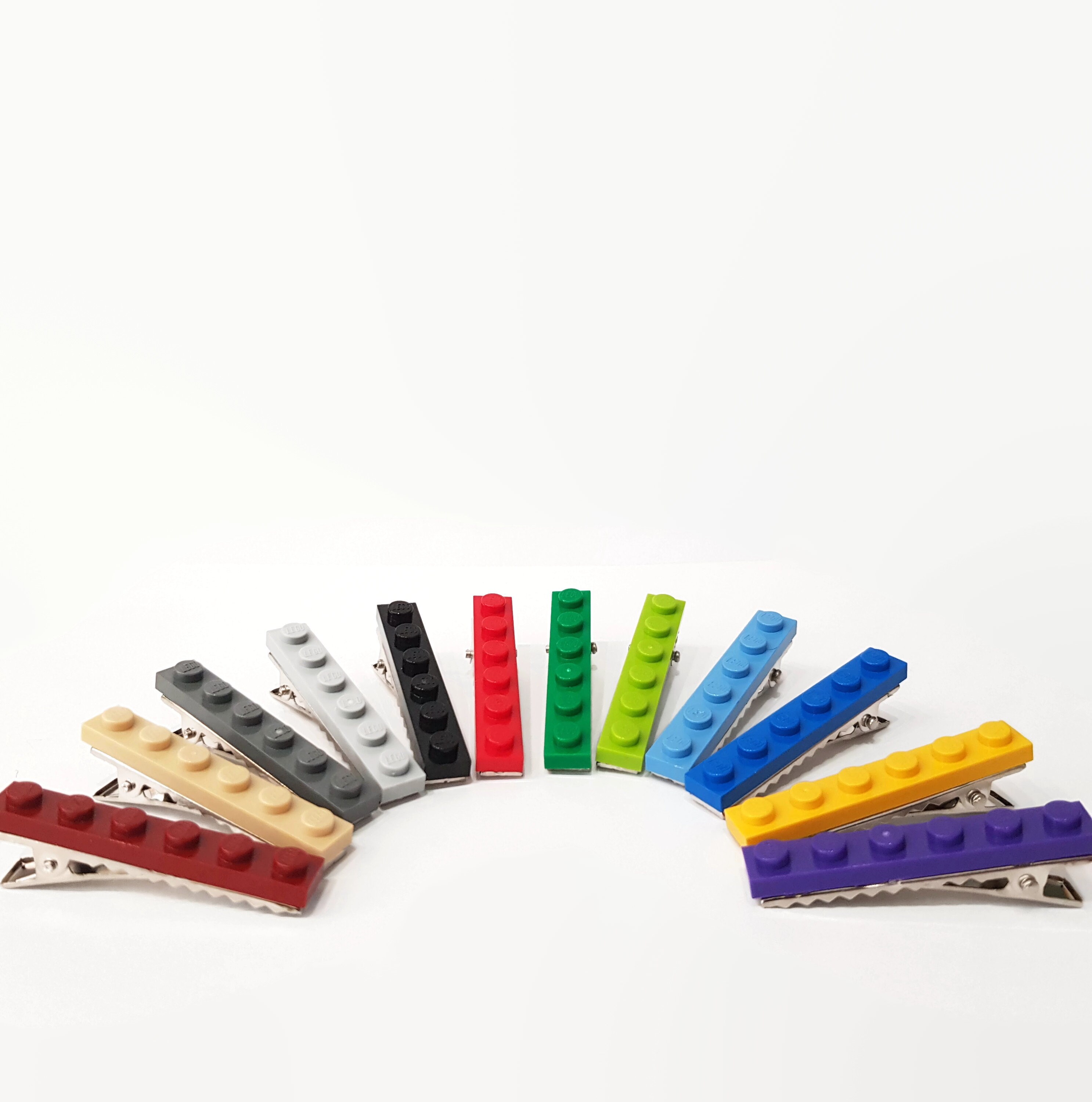 Alligator Hair Clips Sold in Sets of Two Brick Hair Clips for - Etsy