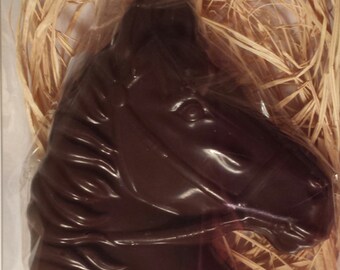 Horse Candy Bar Dark  Chocolate with Rice Crispy/ Valentine's day/easter candy