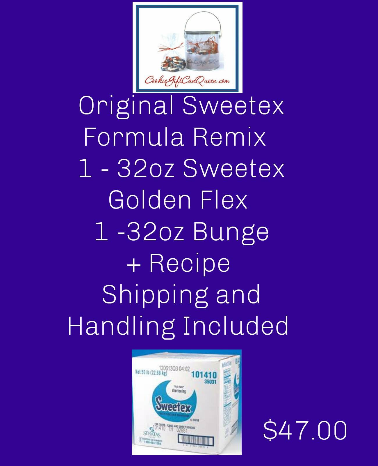 Original Sweetex HiRatio Shortening Remix Sweetex Golden Etsy