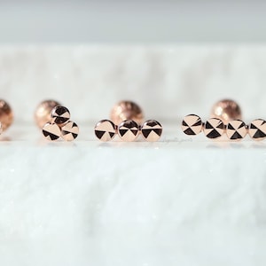 Super Tiny 16g 18g dots stud earrings,cartilage stud ,Delicate Gold Piercing,Helix Piercing,Cartilage,Tragus Piercing