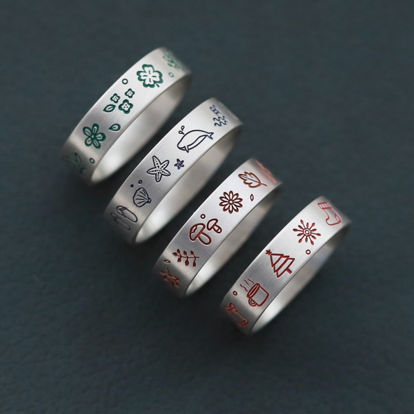 Four Seasons Ring - Etsy