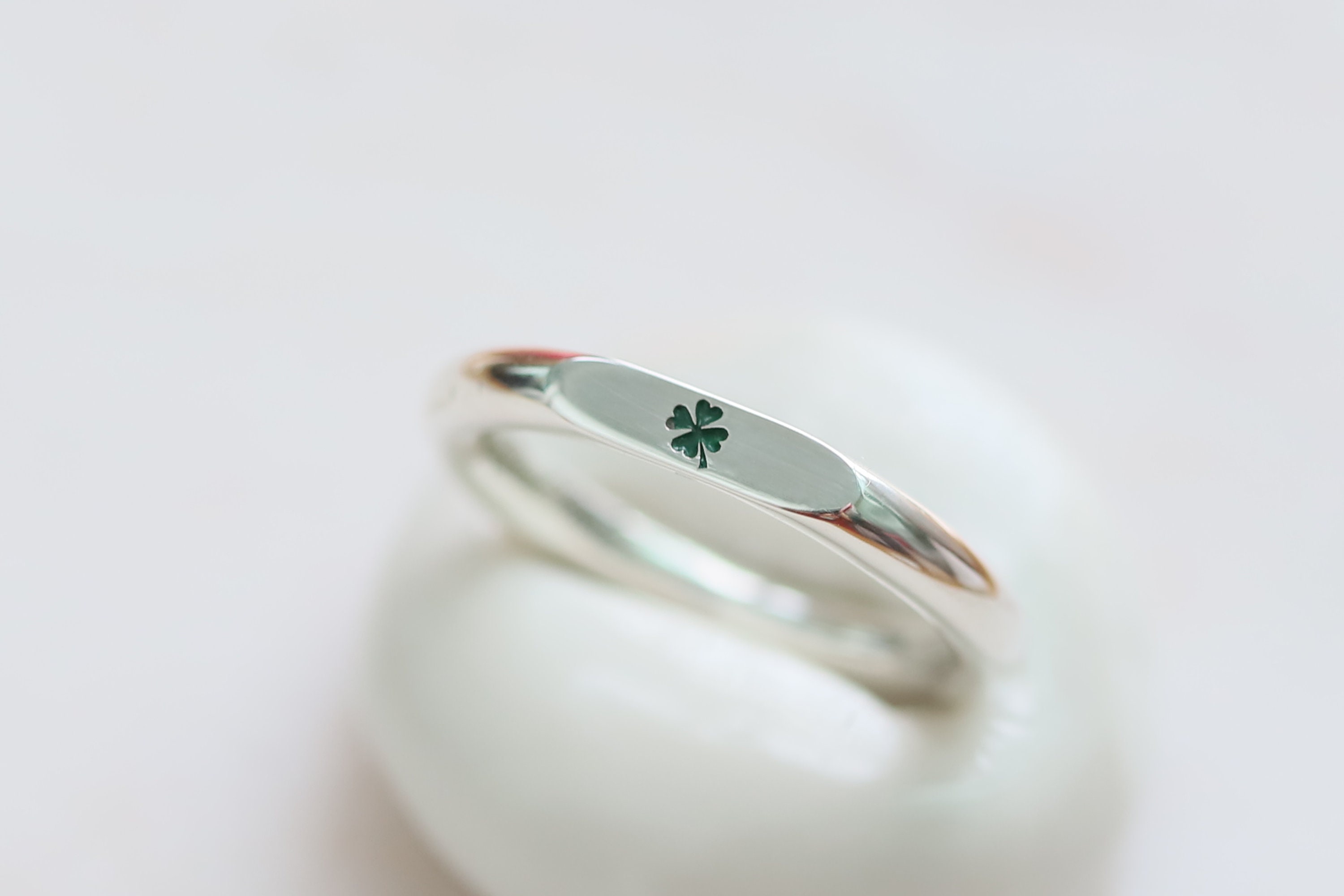 Anillo de la suerte de plata de ley, anillo de buena suerte, anillo de  símbolos de