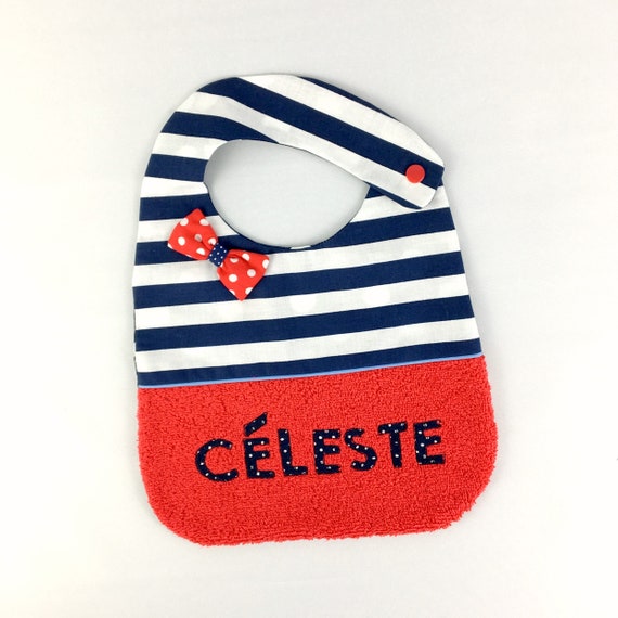 Great Gift GIRL Personalised Baby Bib Embroidered for Baby/'s 1st Birthday