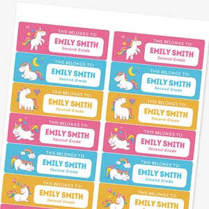 printable name labels for girls kids school name tags etsy