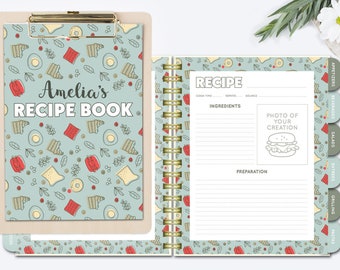 recipe binder kit blank recipe book recipe pages 30 divider etsy