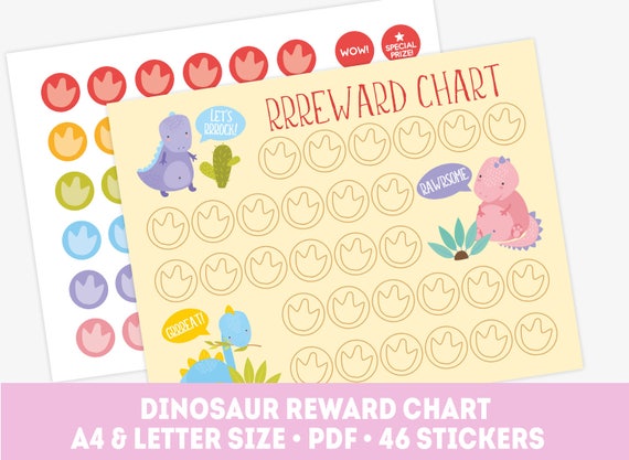 Sticker Reward Chart Template