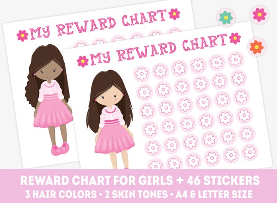 Girls Reward Chart Printable