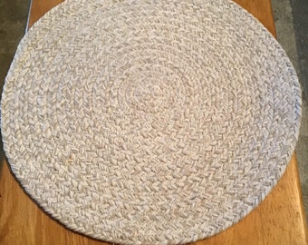 Braided Cotton Round Placemat